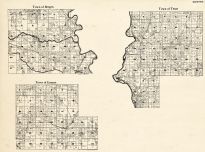 Marathon County - Bergen, Emmet, Texas, Wisconsin State Atlas 1930c